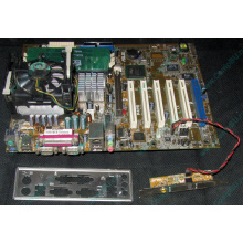 Материнская плата Asus P4PE (FireWire) с процессором Intel Pentium-4 2.4GHz s.478 и памятью 768Mb DDR1 Б/У (Волжский)
